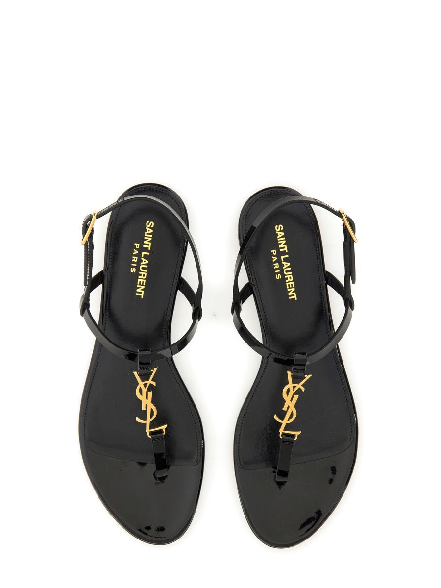 Saint Laurent Sandali - Nero | Wanan Luxury