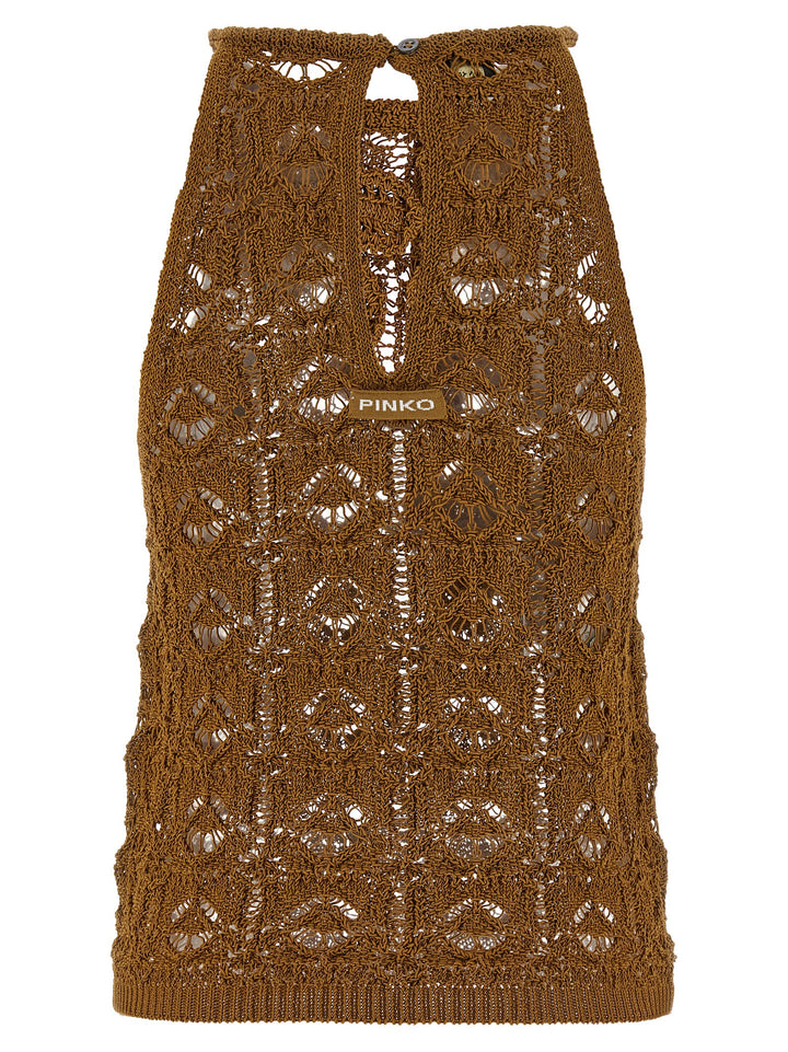 Pinko Nymphaea Top - Marrone | 195e198137e4293439e6c64715fe5db5ceee3732