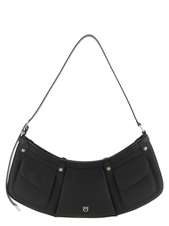 Pinko Pocket Body Borse a Spalla e Tracolla - Nero | 4773ca31f7e9a6f354da63d5eb15fd7f411cd376