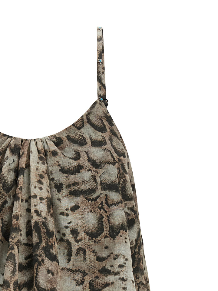 Pinko Udine Top - Grigio | f9ade3d62944423564829ec97b9f2e9097af9052