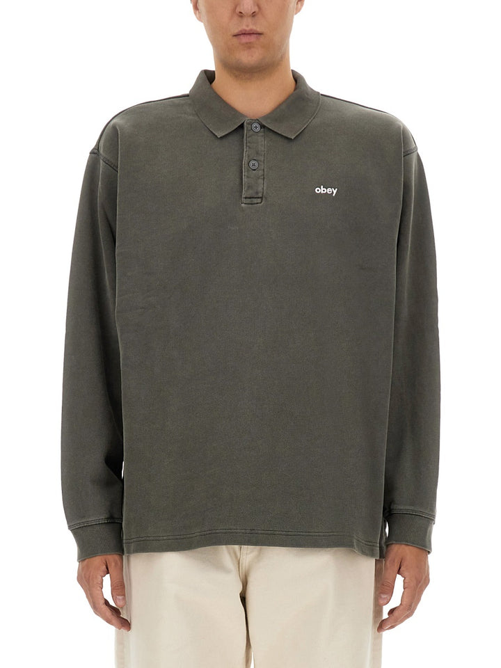 Obey Polo - Nero | Wanan Luxury