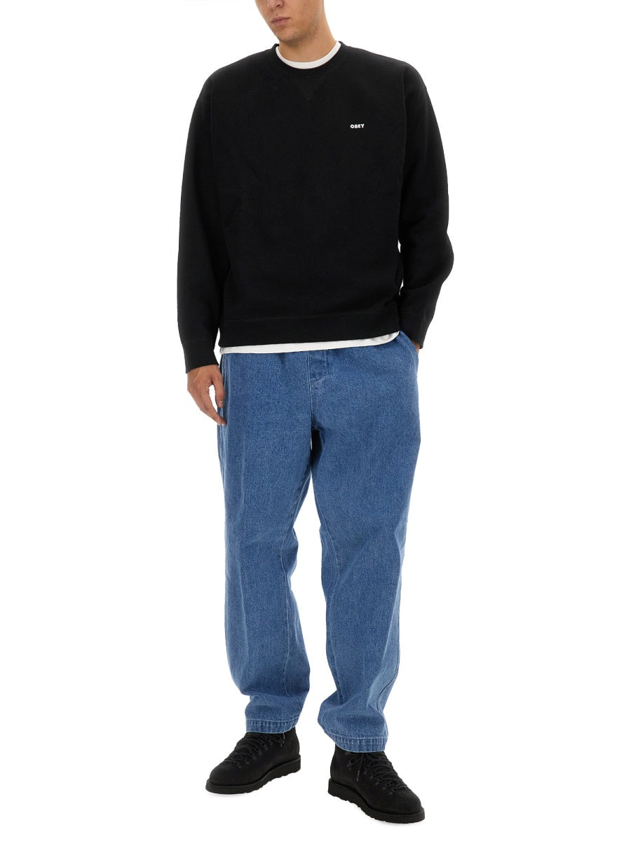 Obey Felpe - Nero | Wanan Luxury