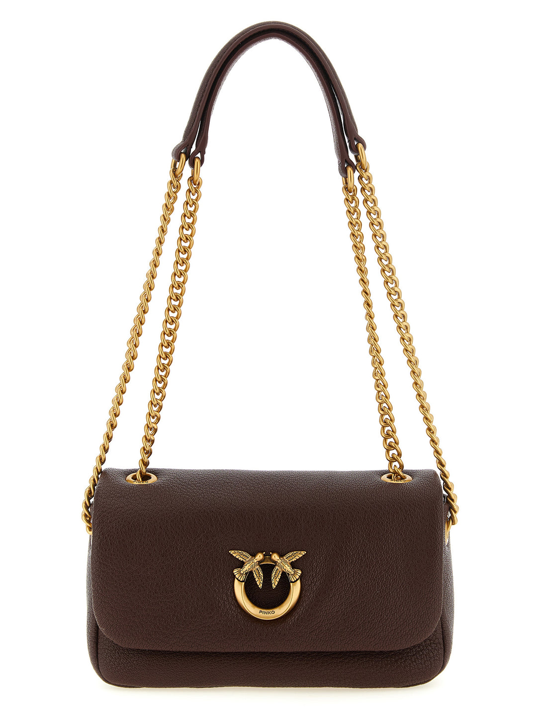 Pinko Love Birds Borse a Spalla e Tracolla - Marrone | 59de58b3a8599ab8e7f0ed5894b932e7ebec3978