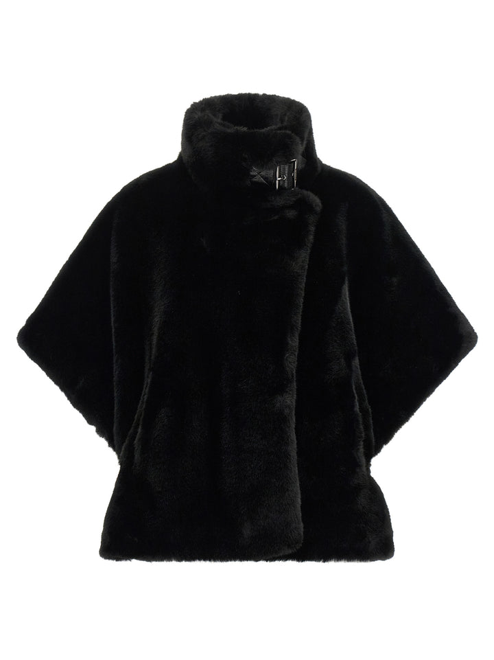 Pinko Cape Pellicce - Nero | 9cabac23f7f5f931da289b7abb4f2c045f5fe1a1