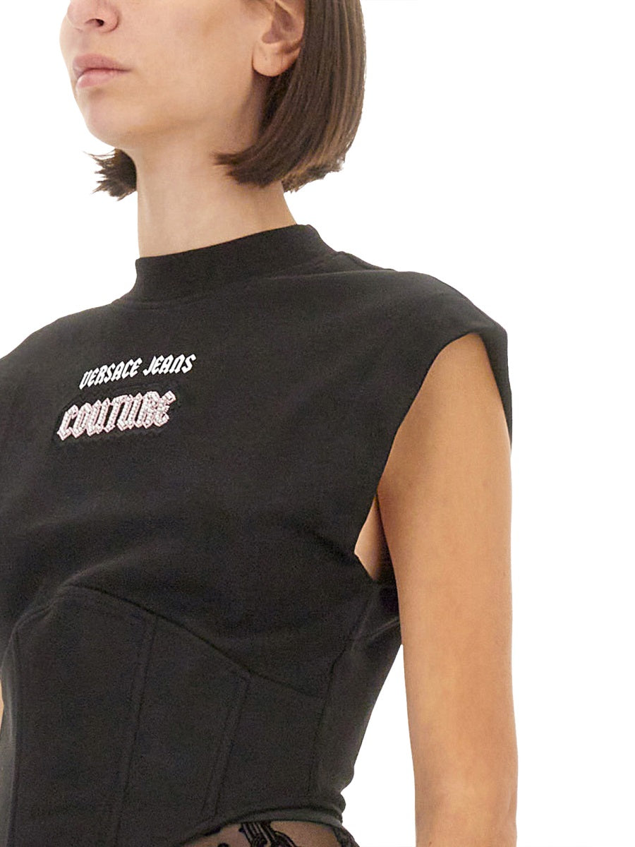 Versace Jeans Couture Top - Nero | Wanan Luxury