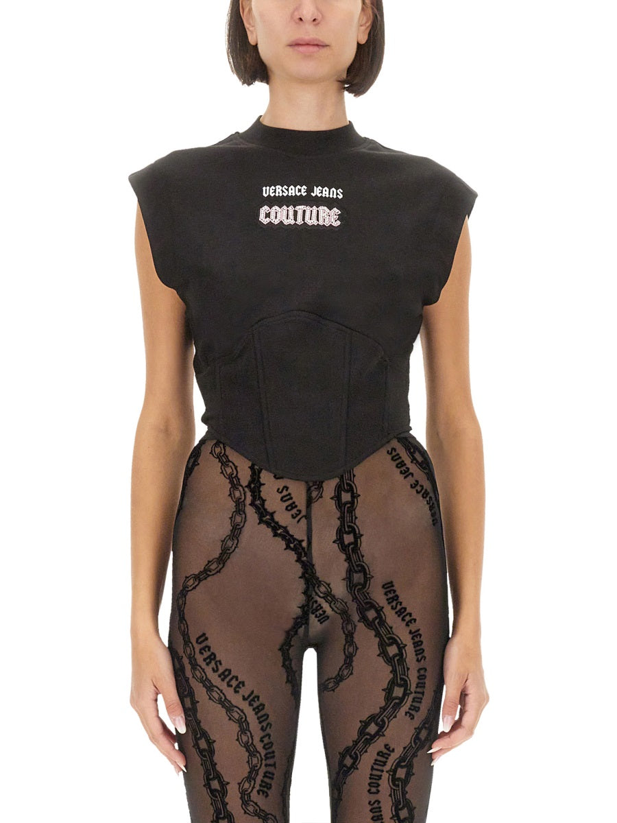 Versace Jeans Couture Top - Nero | Wanan Luxury
