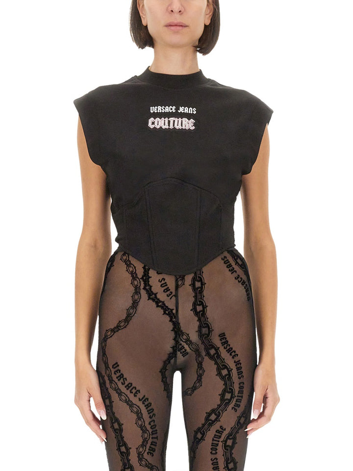 Versace Jeans Couture Top - Nero | Wanan Luxury