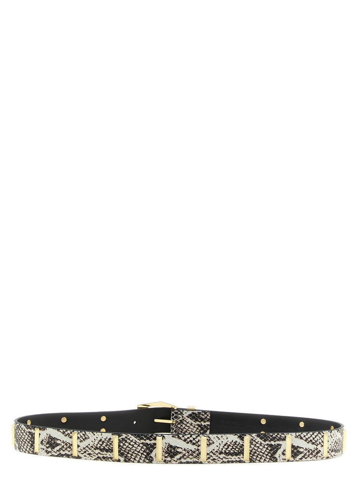 Pinko Python Belt Cinture - Grigio | 999b9f76d385229e4851e9f0215e02924e48960b