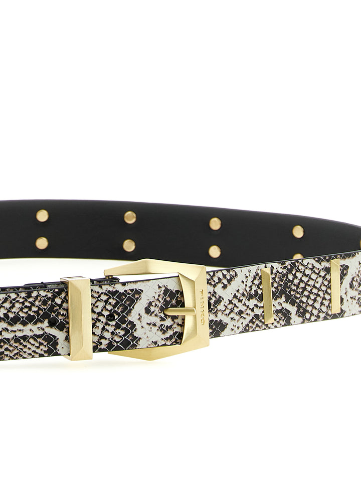 Pinko Python Belt Cinture - Grigio | e664d9d7b46abc0cf89d51be01ebd95a928ea73d