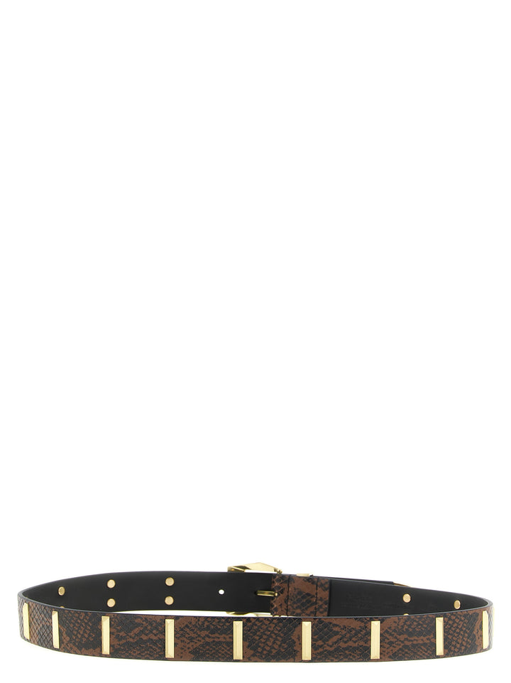 Pinko Python Print Belt Cinture - Grigio | b96f4a5b4d5f2a02462d1549951af101f4aa22da