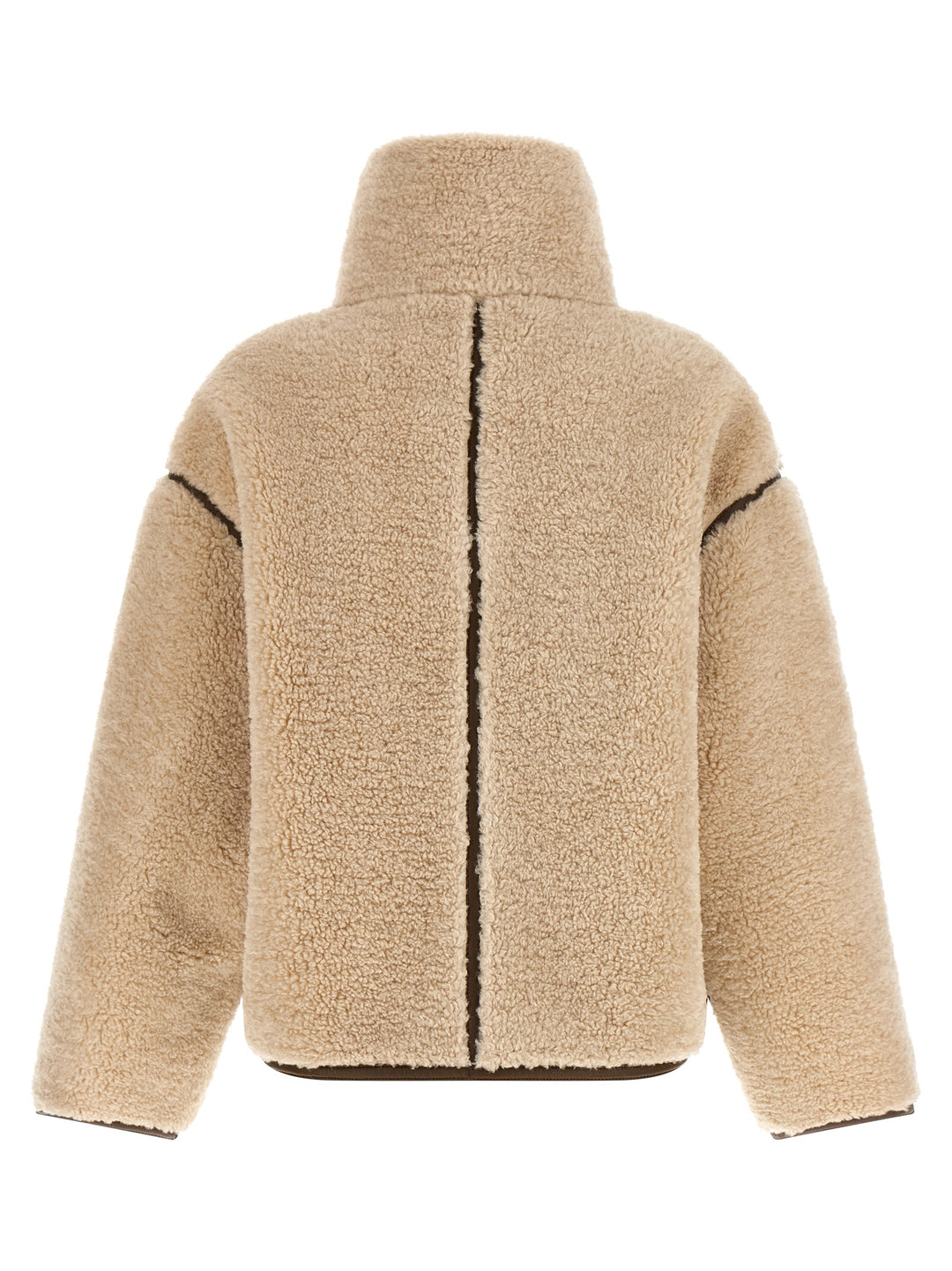 Pinko Teddy Cropped Jacket Pellicce - Beige | 81e50e3d2bda20cd8d6e0b46d5e34fe900cb1692