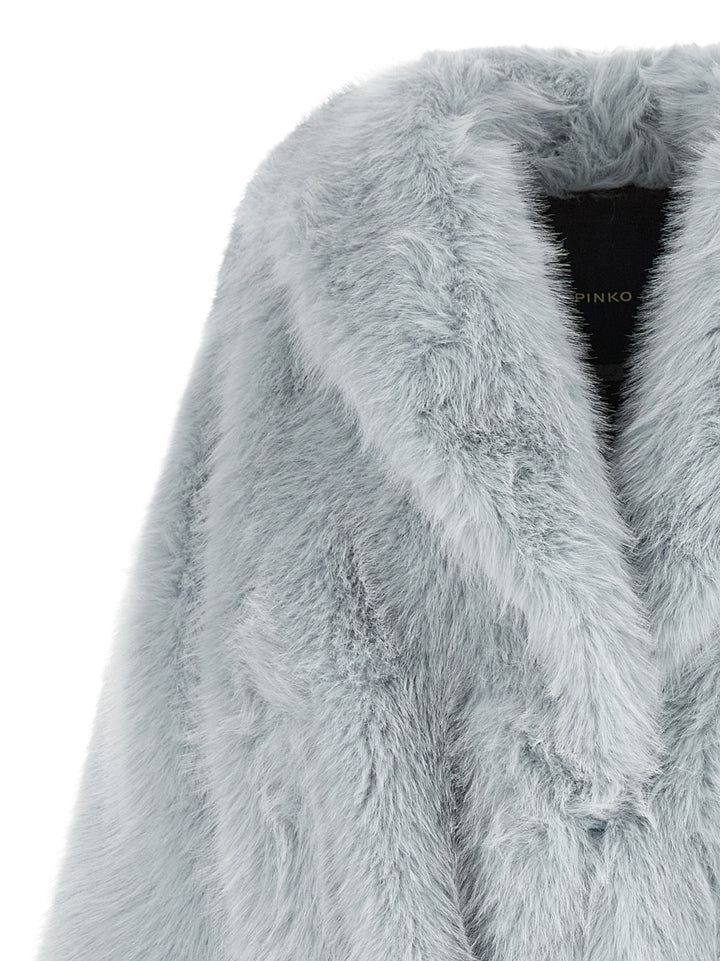 Pinko Faux  Blouson Pellicce - Celeste | 1e80f52c11171d81037a24f49c8bc9f3d693db7d