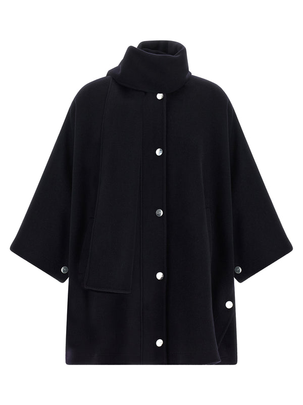 Caban Coat Trench E Impermeabili Blu