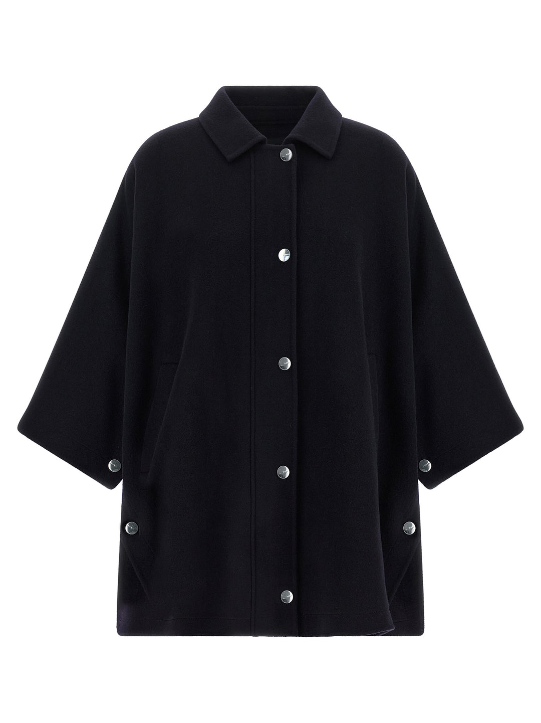Pinko Caban Coat Trench e Impermeabili - Blu | 16dfbda406dd183962a0d85a4bd3b9c2611f7dee