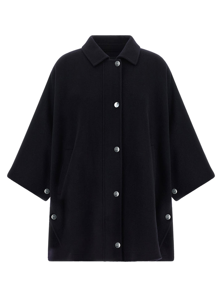 Pinko Caban Coat Trench e Impermeabili - Blu | 16dfbda406dd183962a0d85a4bd3b9c2611f7dee
