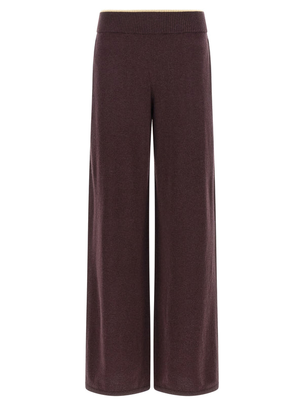 MéLange Knit Pantaloni Viola