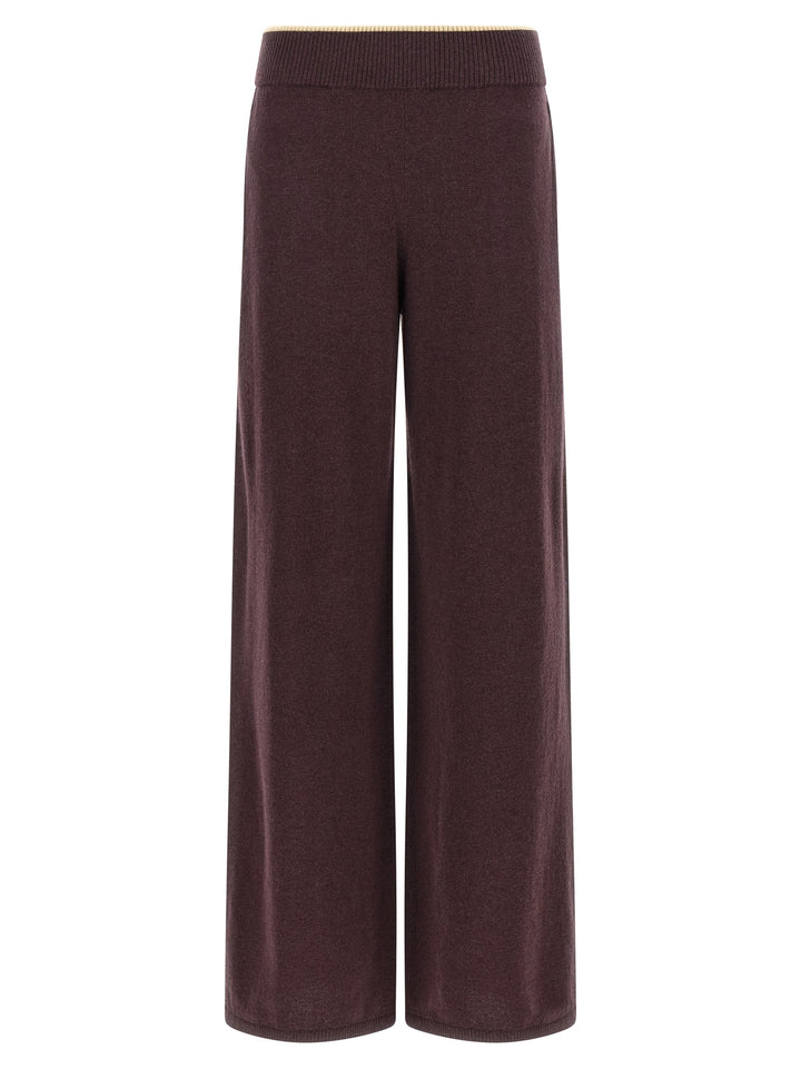 Pinko Mélange Knit Pantaloni - Viola | fc171fc8f54c3c61b2b0c34a08c8aaa13d2cef95