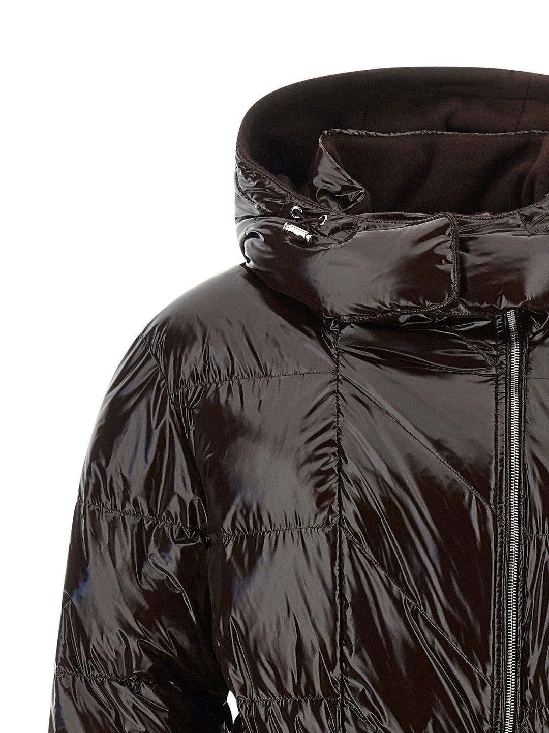 Pinko Love Birds Puffer Jackets - Marrone | cf8b7307f844818482edcfe84dae4608b41c39cd