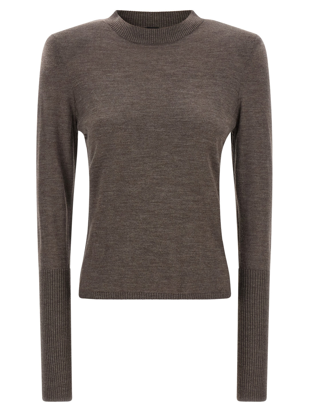 Pinko Padded Shoulder Sweater Maglioni - Marrone | aaeeb7d7c6ccd51702f4cc70eff801398b87fa97