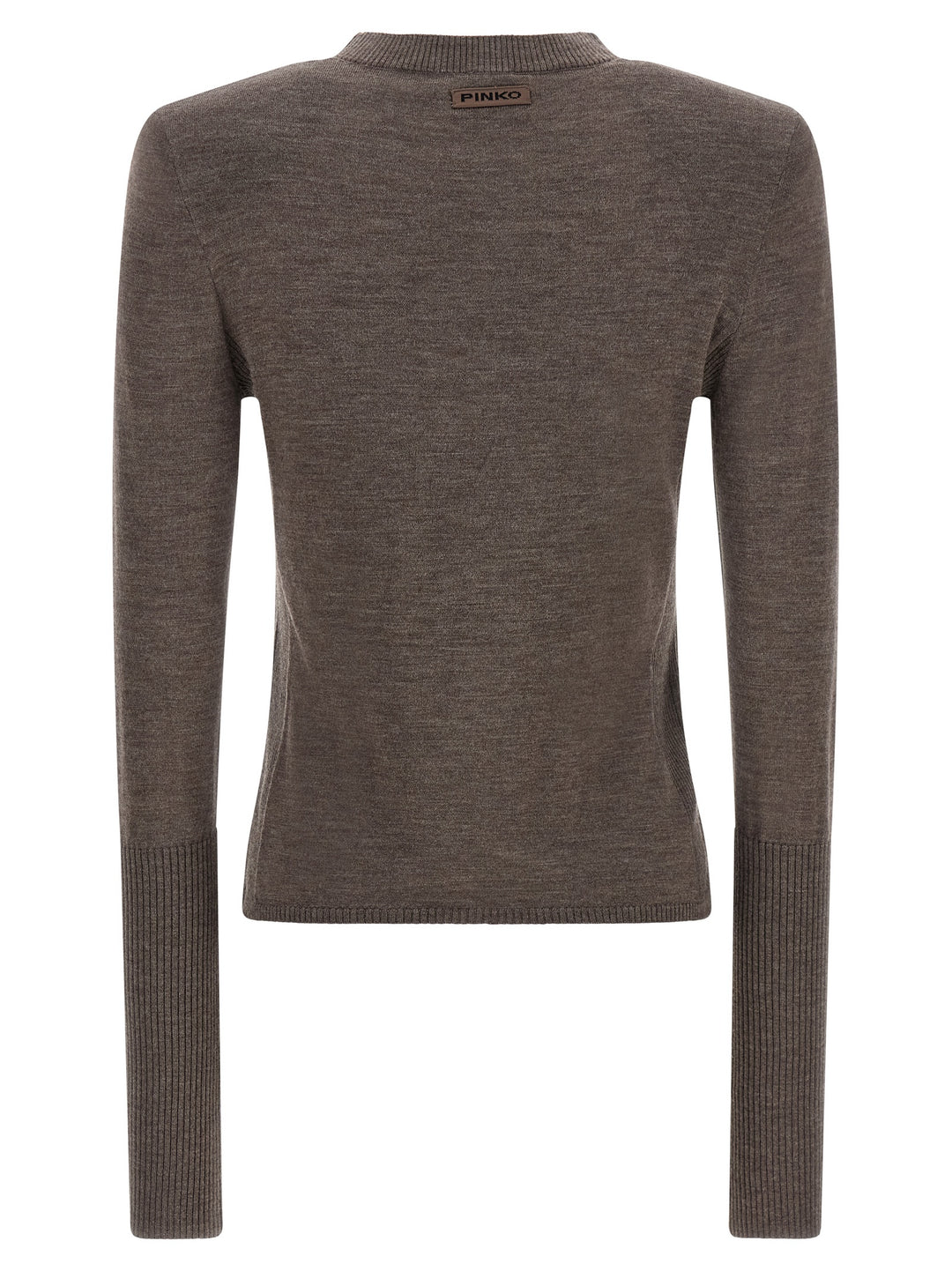 Pinko Padded Shoulder Sweater Maglioni - Marrone | 5b103e01bcb90d4722b995b5f9ea26a538773136