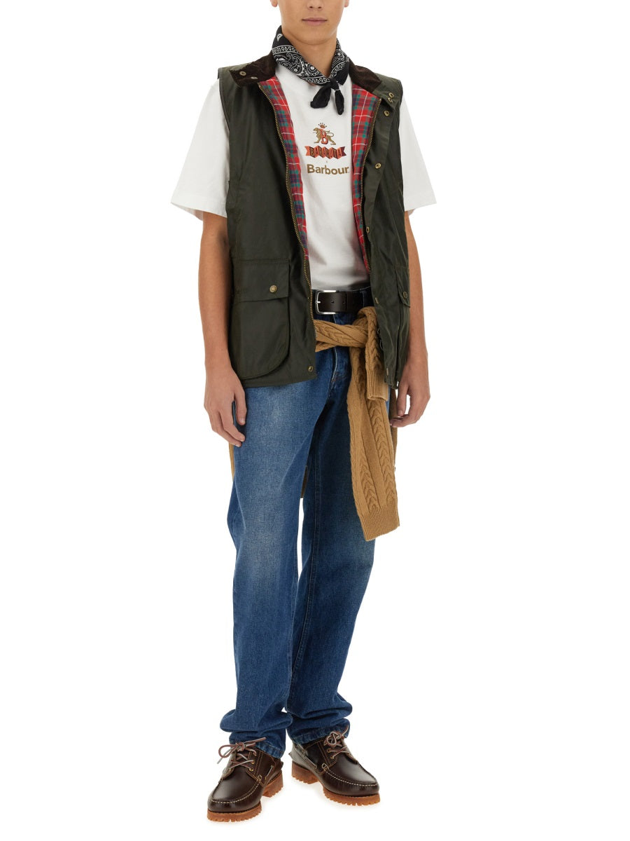 Baracuta x Barbour T shirt - Bianco | Wanan Luxury