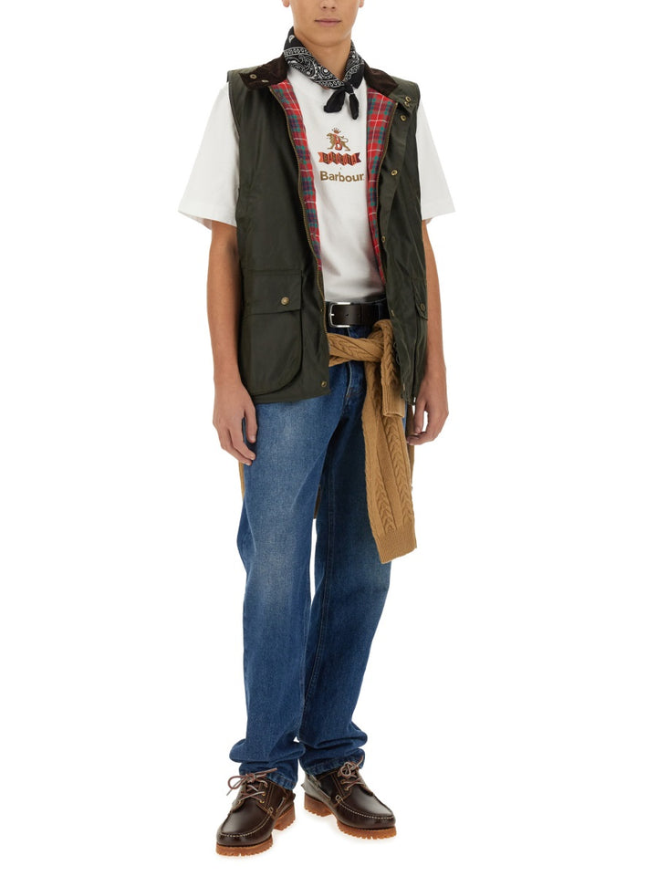 Baracuta x Barbour T shirt - Bianco | Wanan Luxury