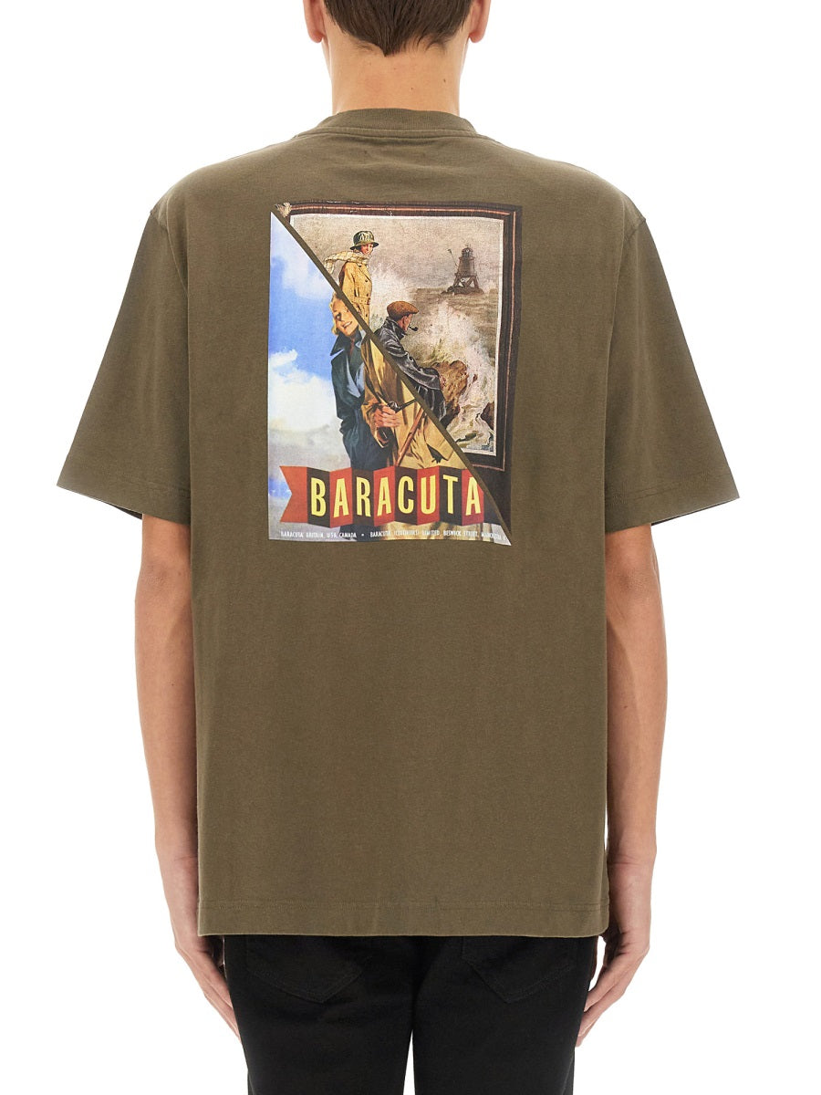 Baracuta x Barbour T shirt - Verde | Wanan Luxury