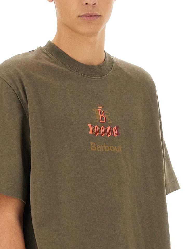 Baracuta x Barbour T shirt - Verde | Wanan Luxury