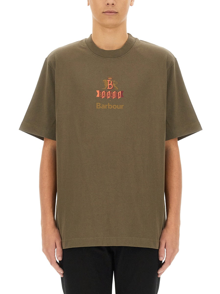 Baracuta x Barbour T shirt - Verde | Wanan Luxury