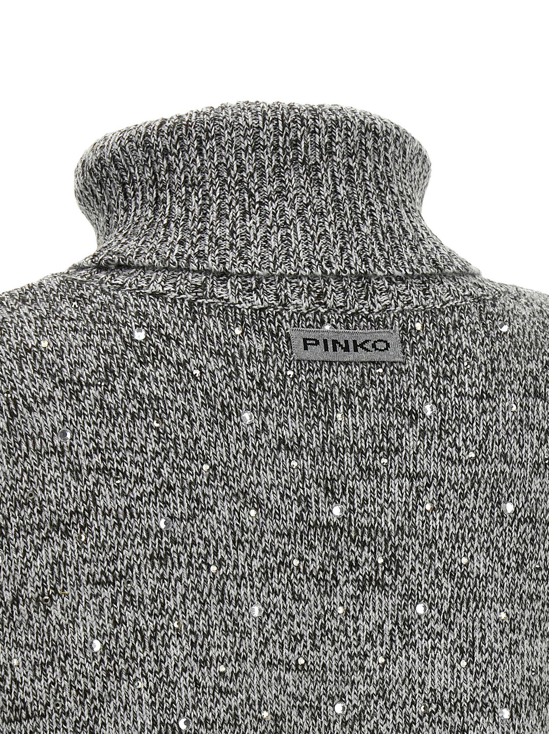 Pinko Crystal Turtleneck Sweater Maglioni - Grigio | f2b99d3425a2a3da4e4e742409a72520c2951728