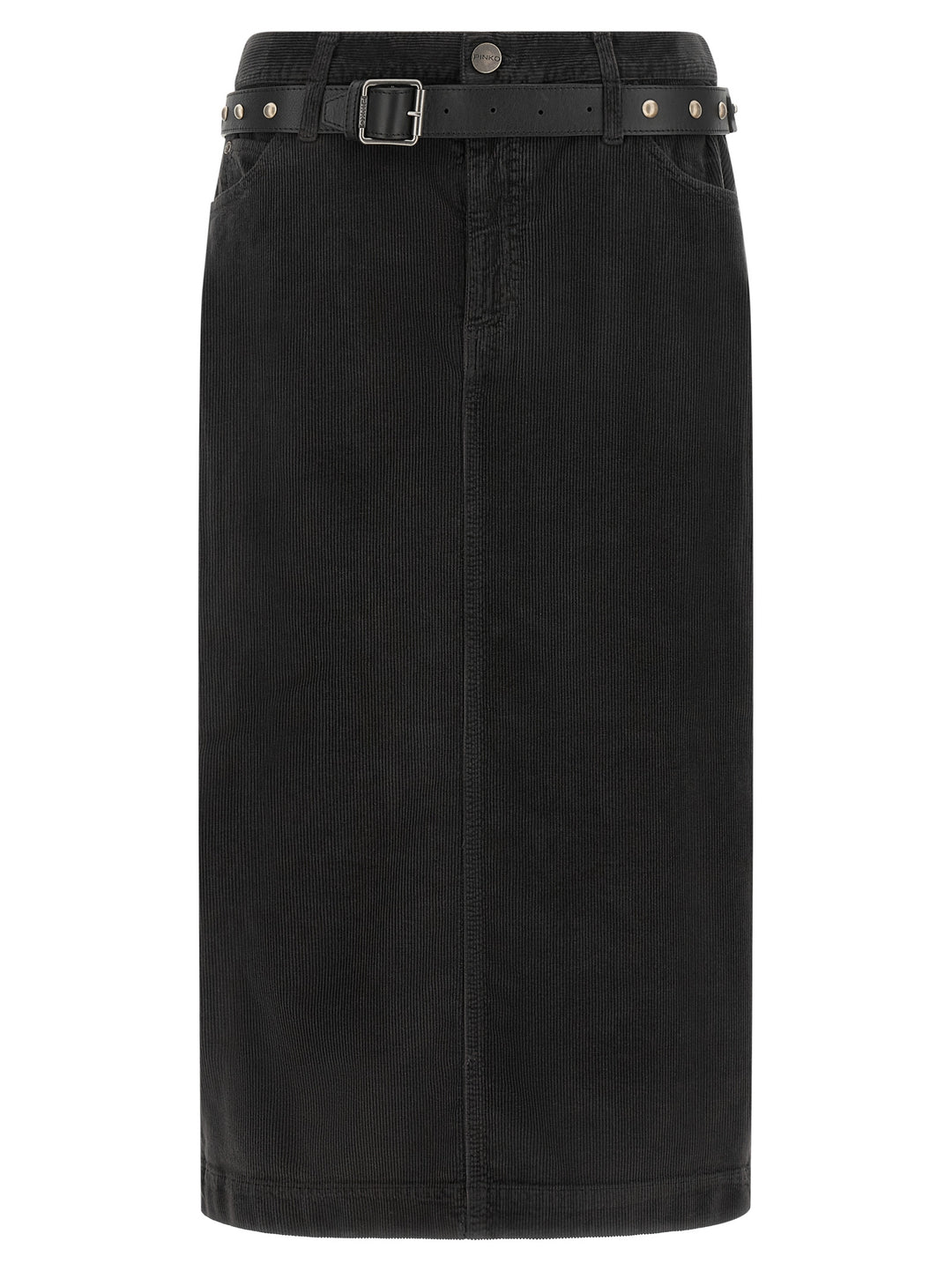 Pinko Corduroy Skirt Gonne - Nero | d84ec28d4a873c88a04bbdd58e10fbb80052b0bc