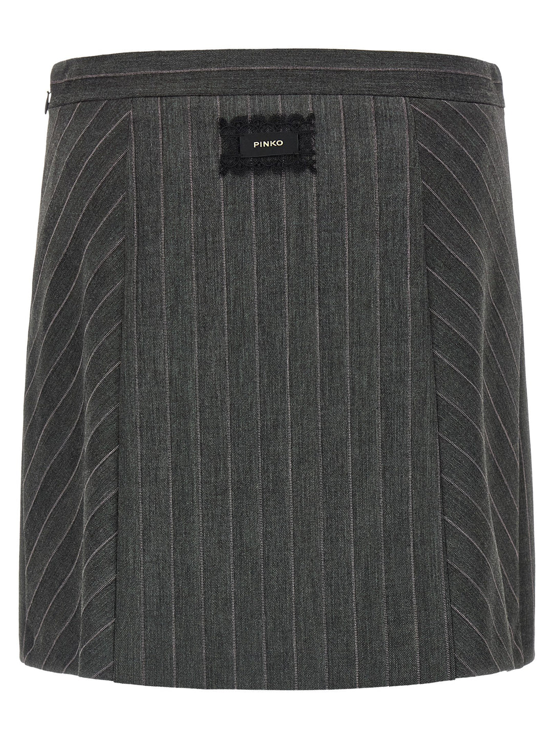Pinko Pinstripe Skirt Gonne - Grigio | 4ee3d665d813a214990ce3e943b4344543ba8e3e