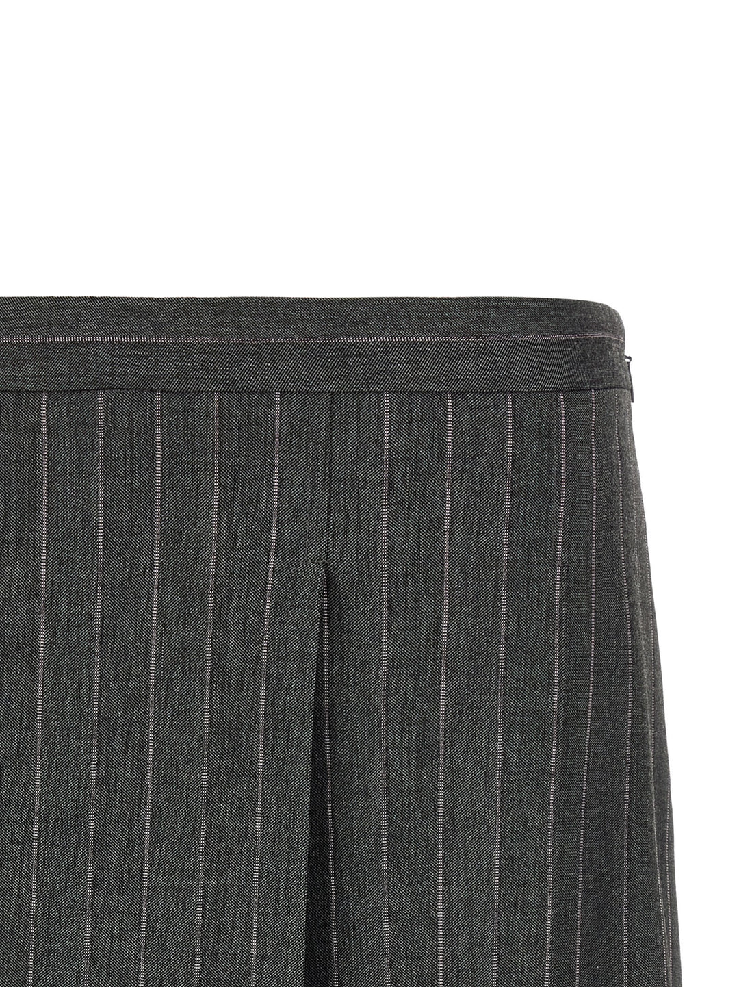 Pinko Pinstripe Skirt Gonne - Grigio | 8c442398efc38d4570e0d4fea2185ca3a1bbe40e