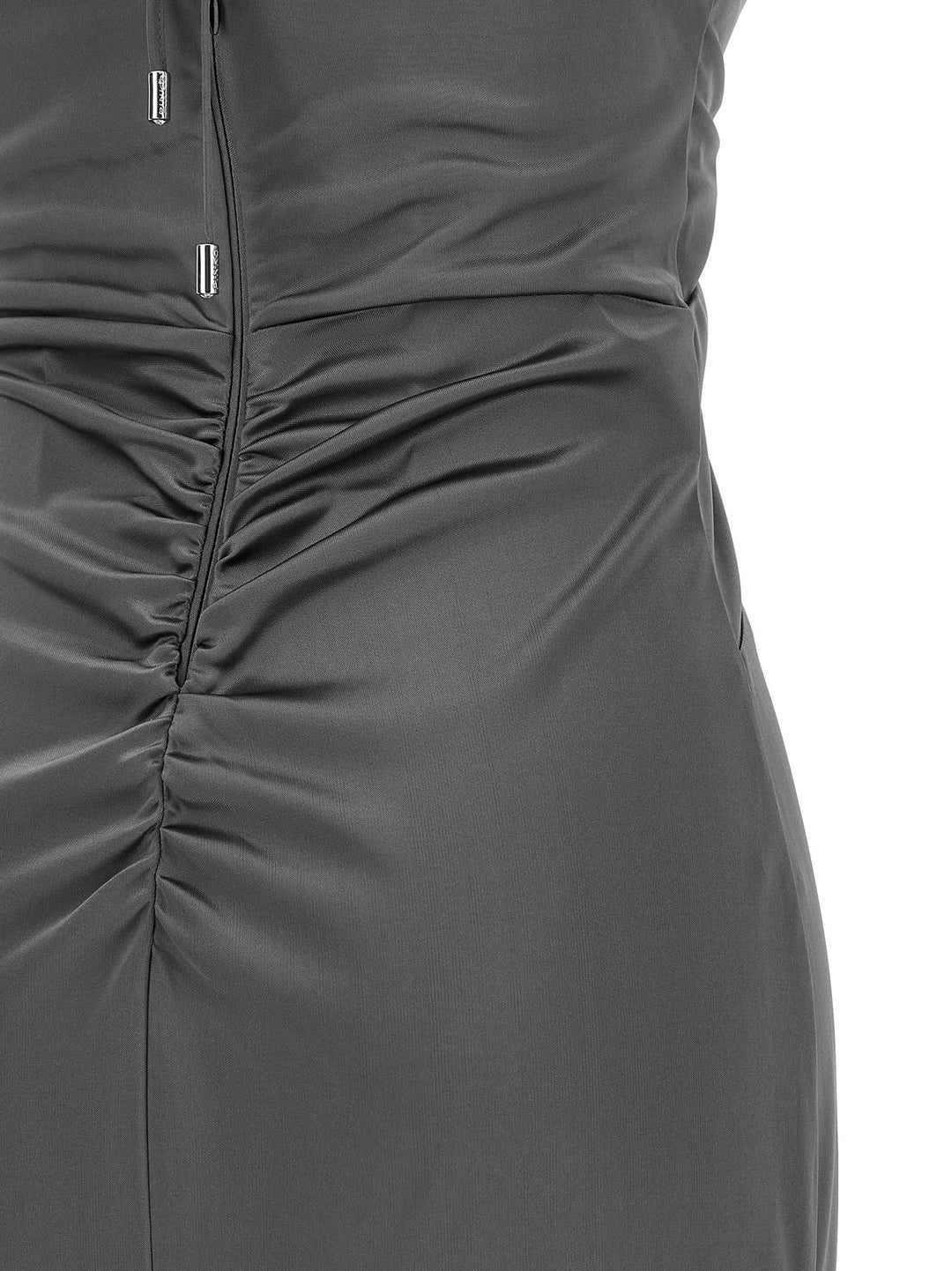 Pinko Front Knot Dress Abiti - Grigio | 29c9e3738fe65fc6cdd6f25f708bb23b22480f0f