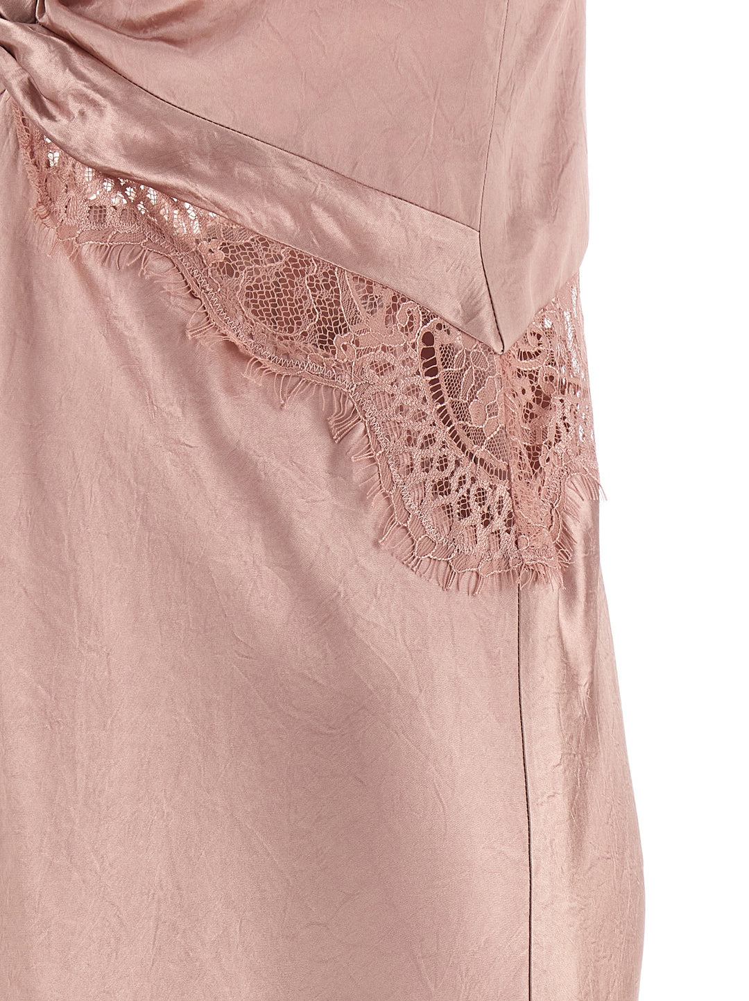 Pinko Satin And Lace Dress Abiti - Rosa | c02819bdb2405ee0d31689a0e12f0d1a43aa1e80