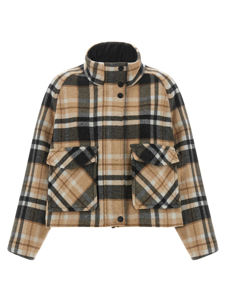 Pinko Caban Check Trench e Impermeabili - Multicolor | ef2ae80e7d39ecb725a54f7f3aef699087dbcf9c