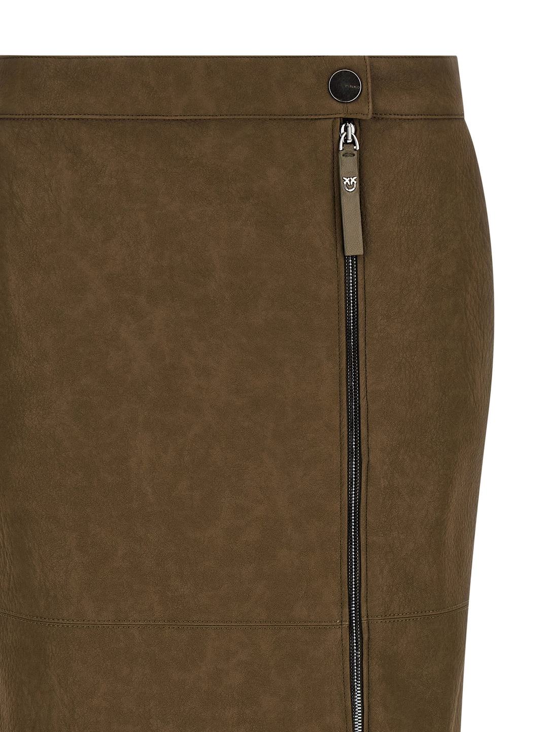 Pinko Skirt With Side Zip Gonne - Marrone | 89b2d17ba3f69190a143d0d363901a1d7b063758