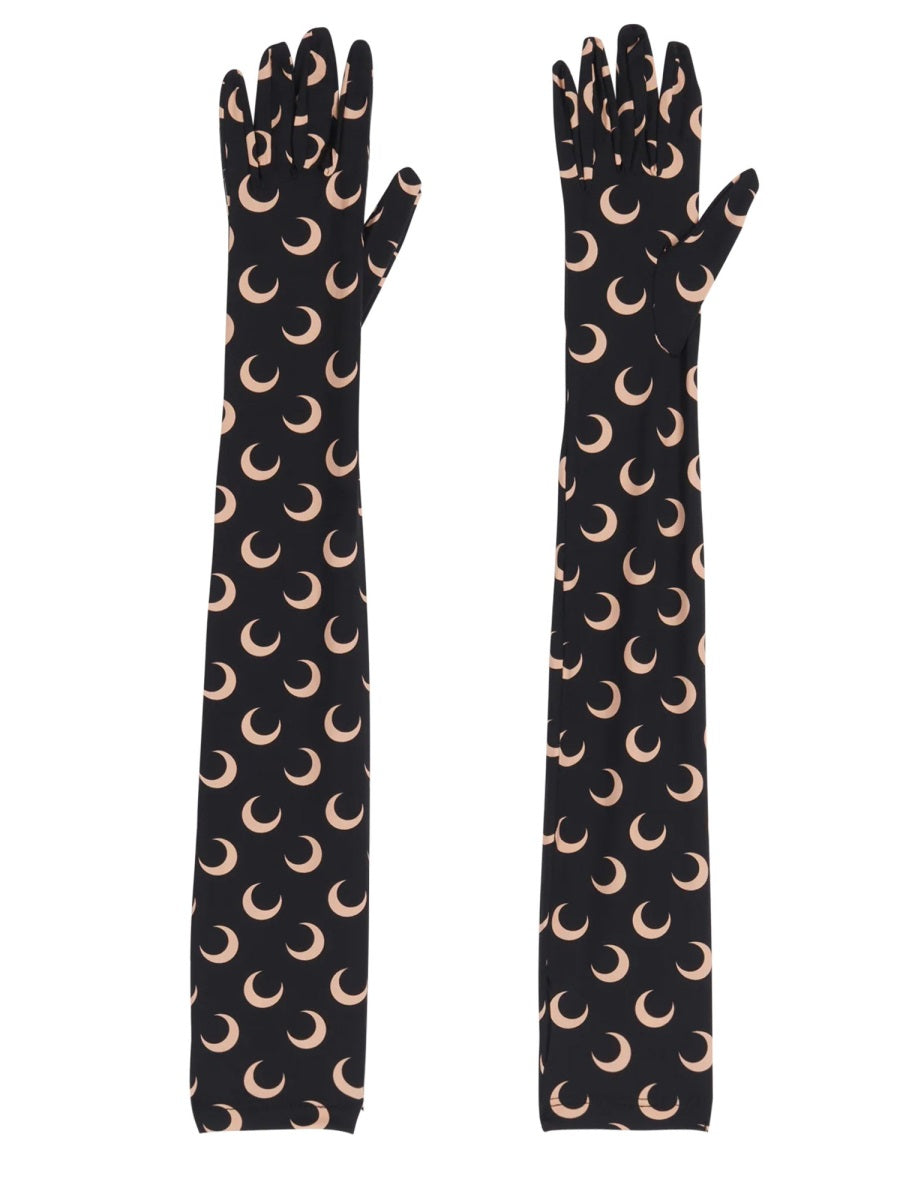 Marine Serre Sciarpe e Guanti - Nero | Wanan Luxury