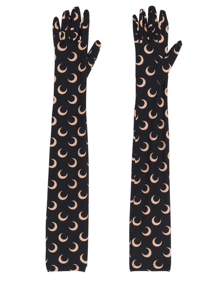 Marine Serre Sciarpe e Guanti - Nero | Wanan Luxury