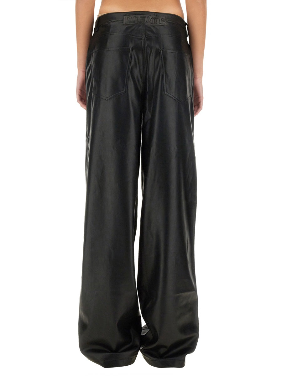 Rotate Birger Christensen Pantaloni - Nero | Wanan Luxury