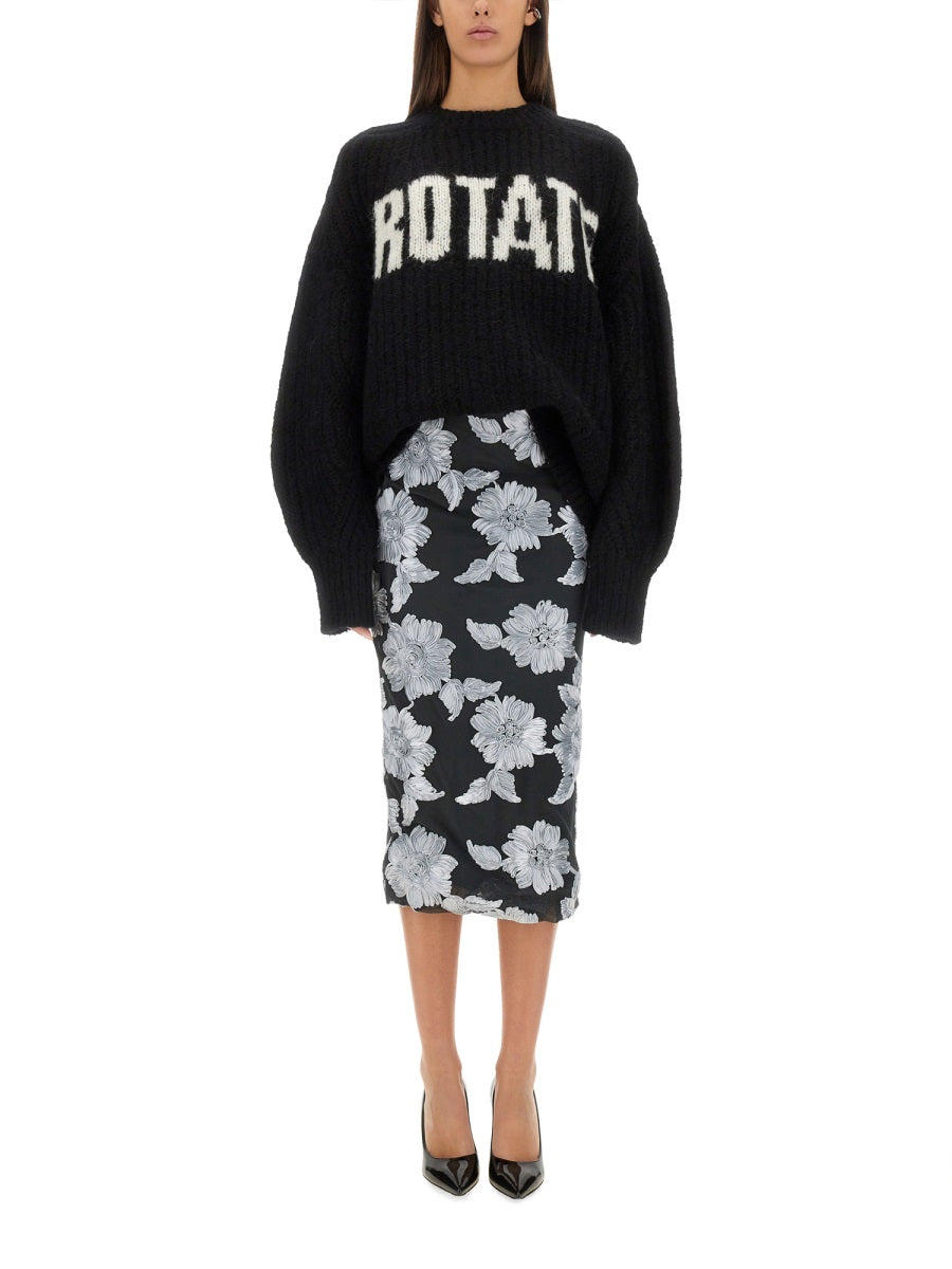 Rotate Birger Christensen Gonne - Nero | Wanan Luxury