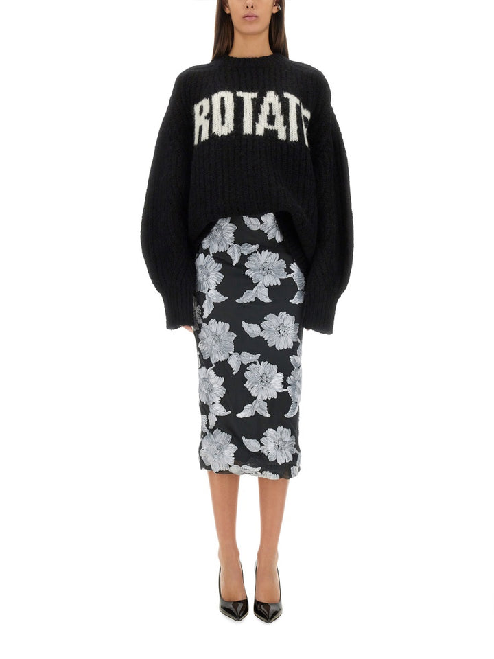 Rotate Birger Christensen Gonne - Nero | Wanan Luxury