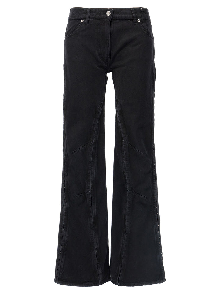 Y/Project Hook And Eye Jeans - Nero | 922c818341f56f83aae82f2d5b078db6a19bbbab