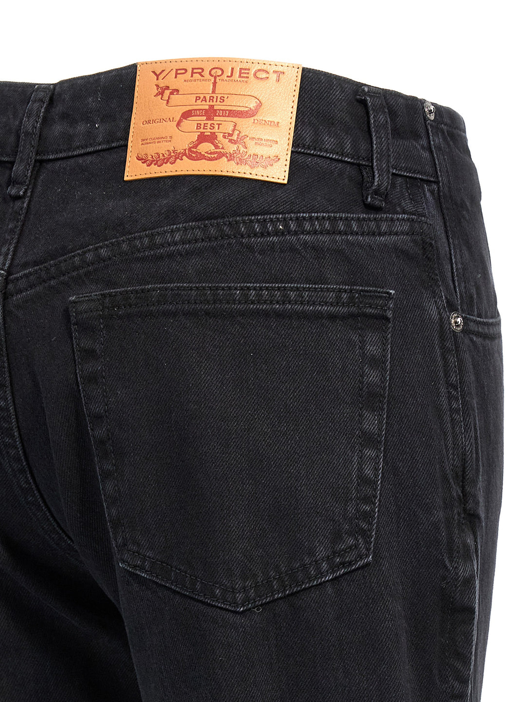 Y/Project Hook And Eye Jeans - Nero | cba22e1b34e72b6ba175f4f938d34584b0c25df8