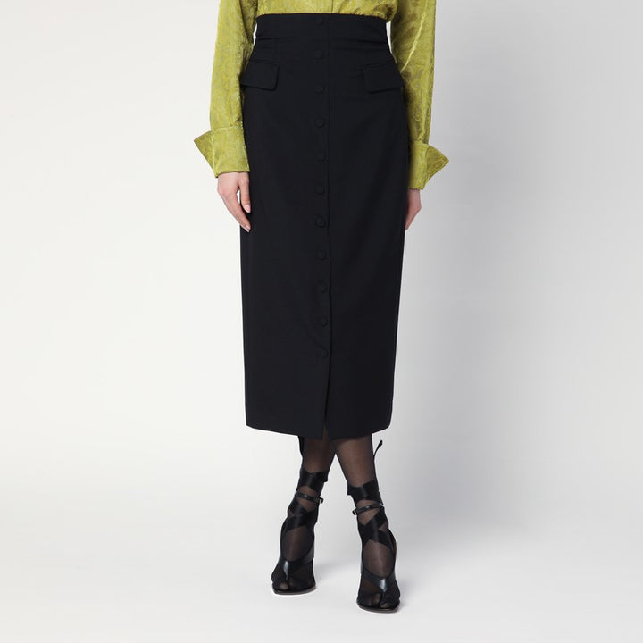 Dries Van Noten Gonne - Nero | f897033545d540aaac0e689a9c08b7c9cc75d7f0