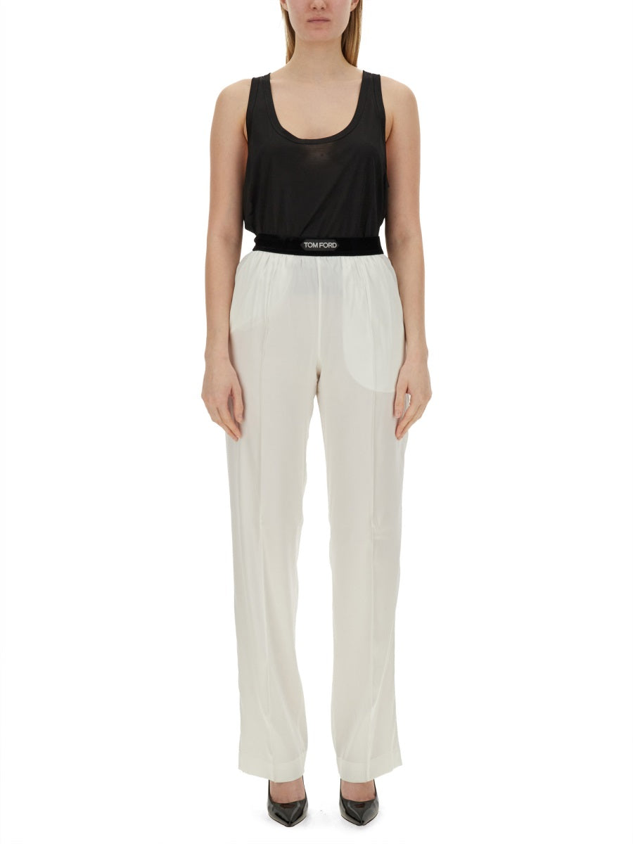 Tom Ford Pantaloni - Bianco | Wanan Luxury