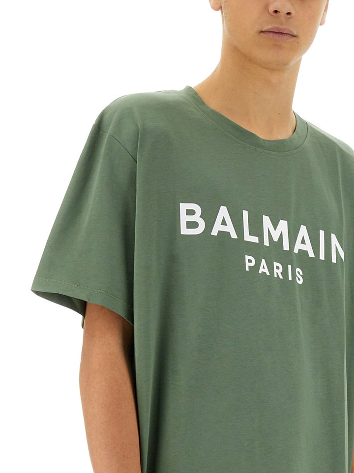 Balmain T shirt - Verde | Wanan Luxury