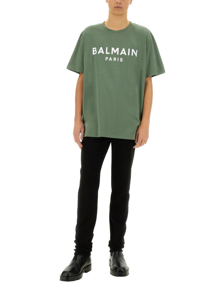 Balmain T shirt - Verde | Wanan Luxury