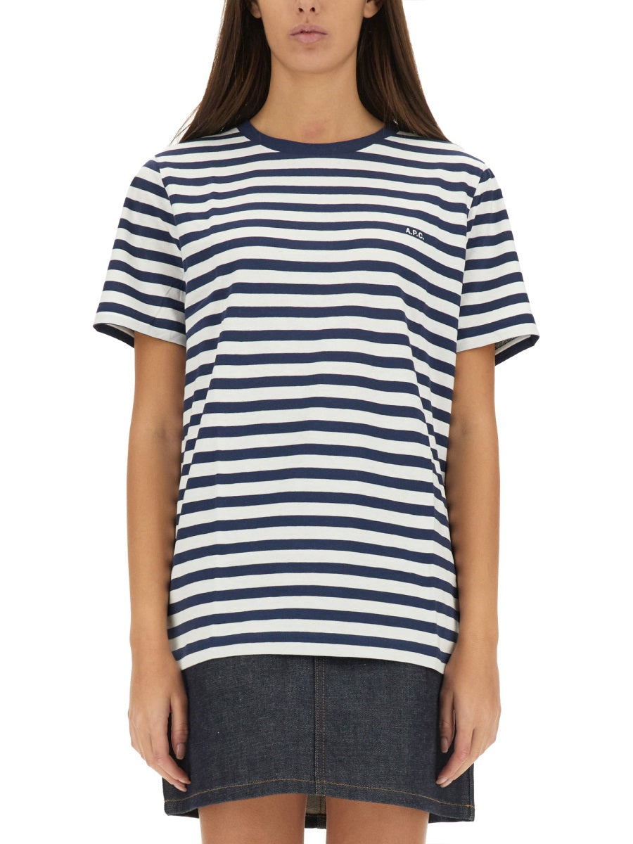 A.P.C. T shirt - Blu | Wanan Luxury