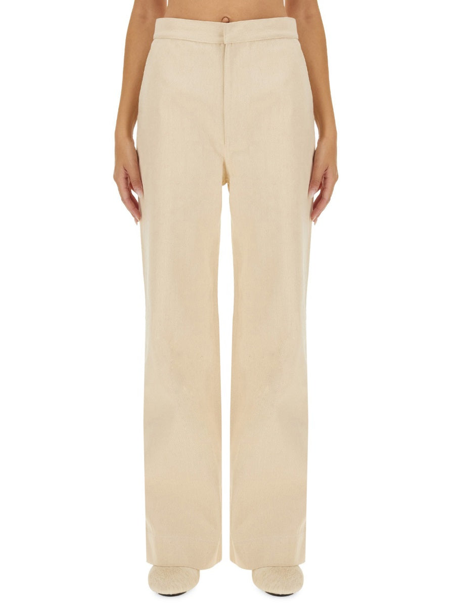 Jil Sander Pantaloni - Bianco | Wanan Luxury
